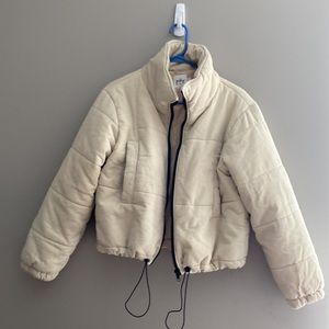 Polly Puffer Jacket Beige